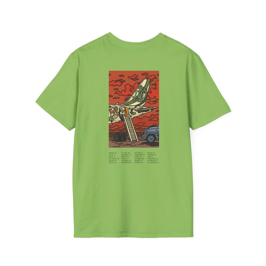 Lil Baby Iou Tour Flying Unisex Softstyle T-Shirt