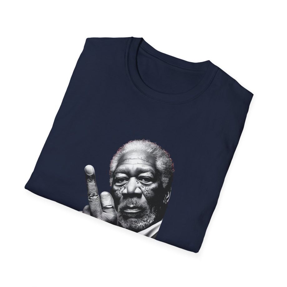 Morgan Freeman Middle Finger Unisex Softstyle T-Shirt