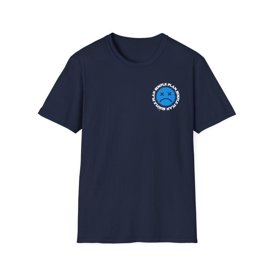 Simple Plan Sad Face Unisex Softstyle T-Shirt