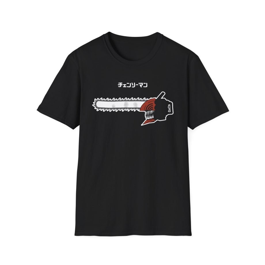 Chainsaw Man Flaming Unisex Softstyle T-Shirt