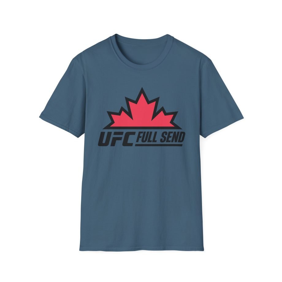 Full Send UFC Canada Leaf Unisex Softstyle T-Shirt