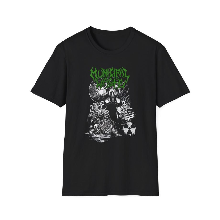 Municipal Waste Biotech Gasmask Unisex Softstyle T-Shirt