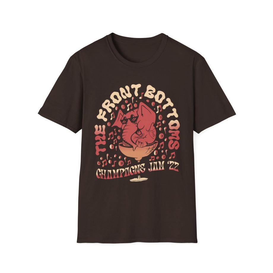 The Front Bottoms Champagne Jam 2022 Unisex Softstyle T-Shirt