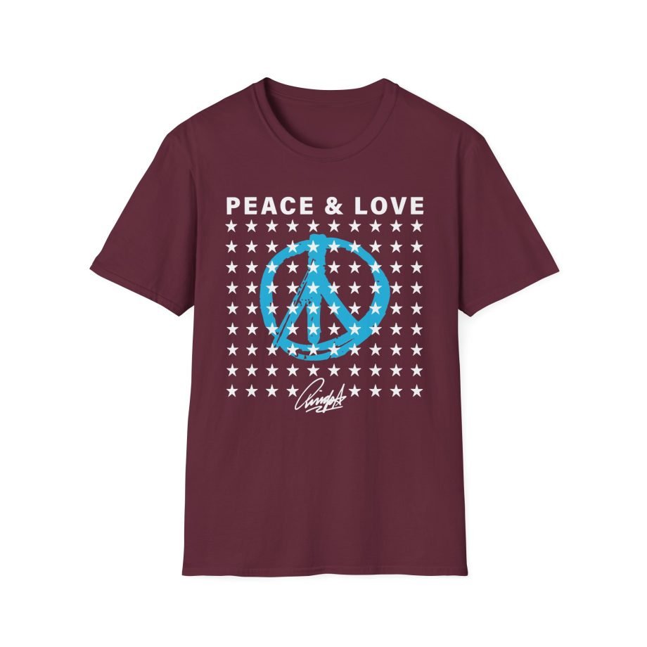 Ringo Starr Peace & Love Stars Unisex Softstyle T-Shirt