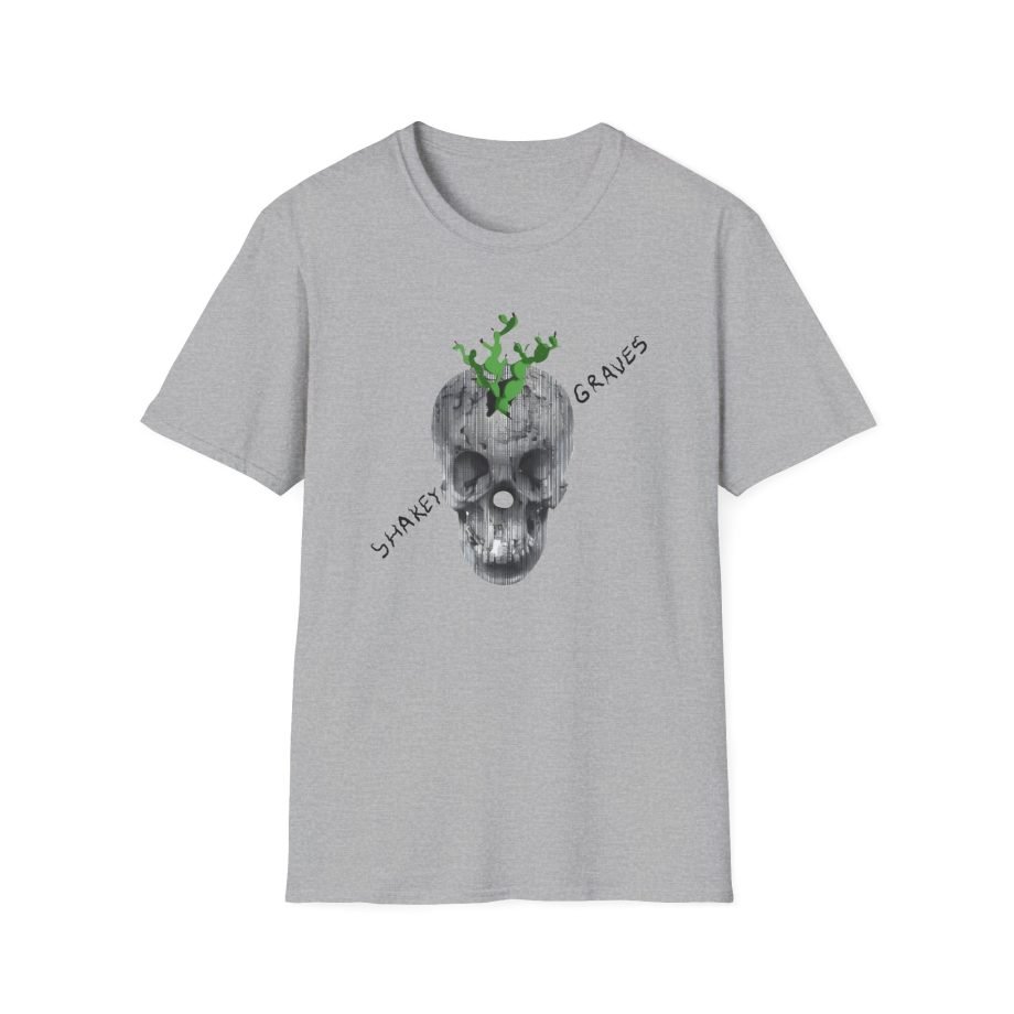 Shakey Graves Skull Unisex Softstyle T-Shirt