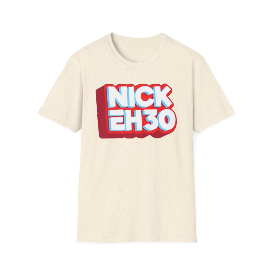 Nick Eh 30 Logo Unisex Softstyle T-Shirt