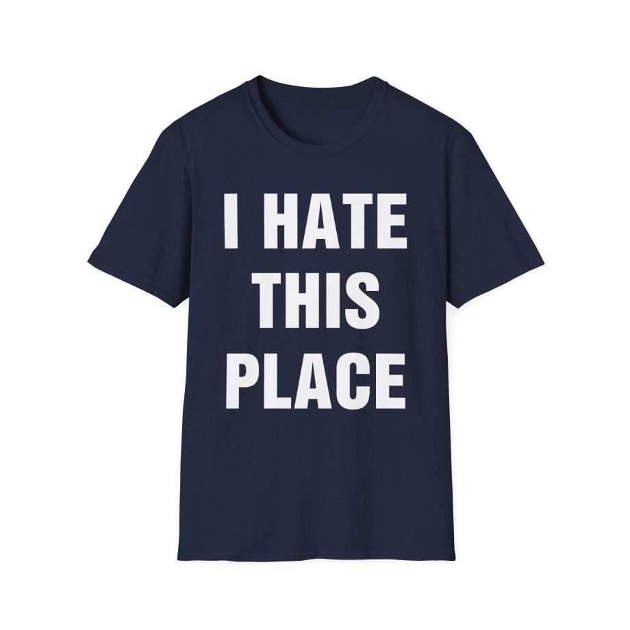 Hot Water Music I Hate This Place Unisex Softstyle T-Shirt