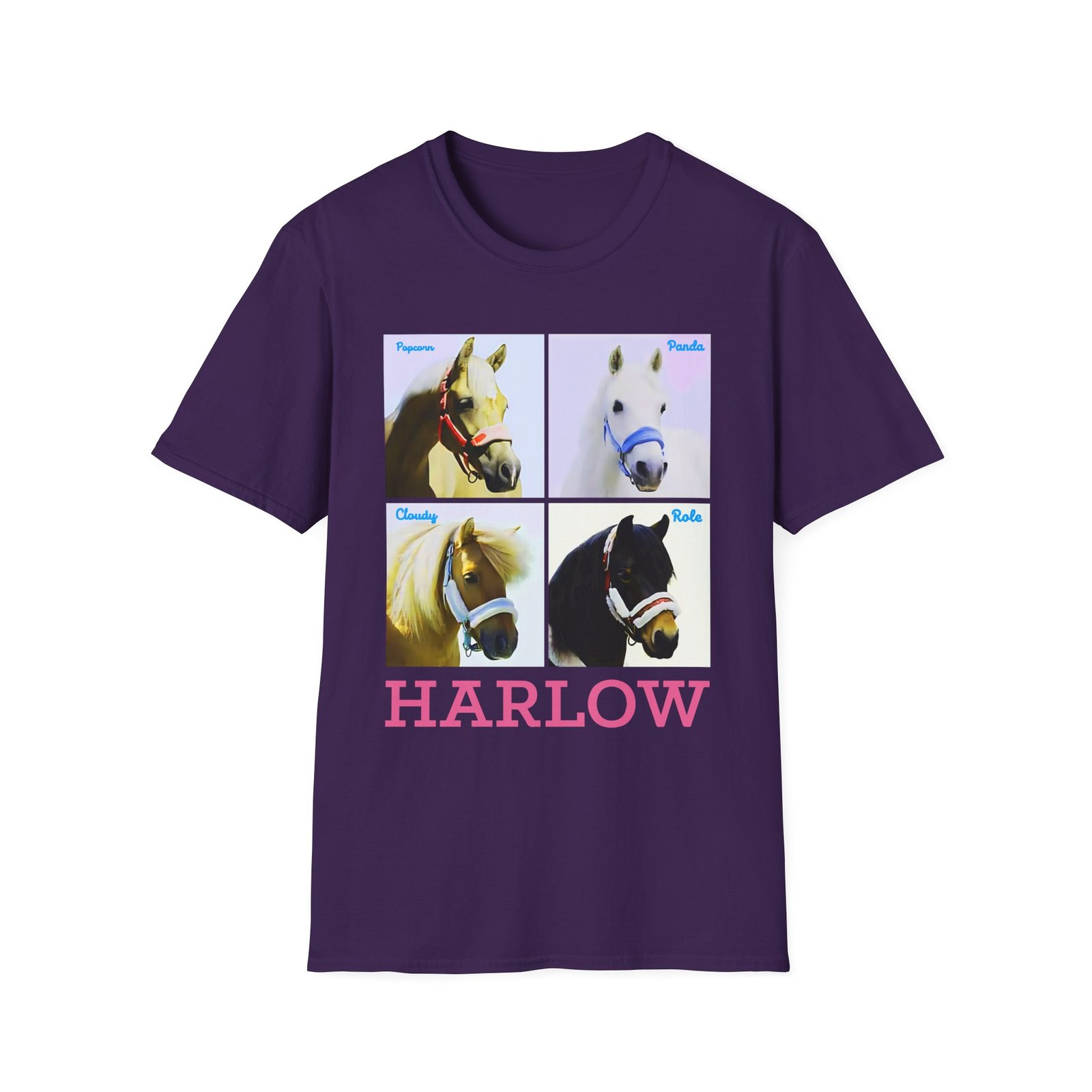 Harlow and Popcorn Unisex Softstyle T-Shirt