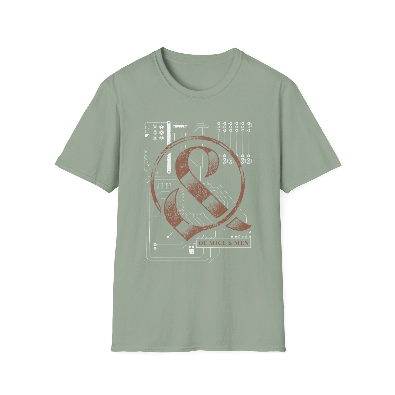 Of Mice and Men Circuit Board Unisex Softstyle T-Shirt