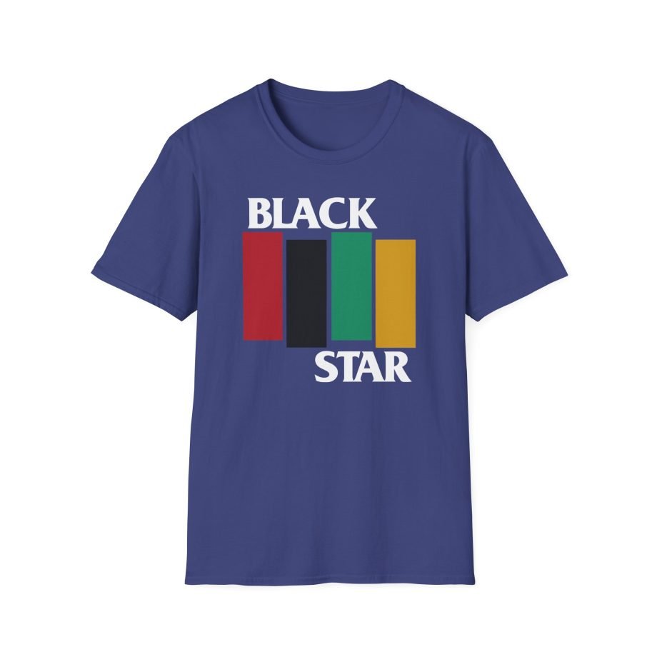 Black Star Flag Unisex Softstyle T-Shirt