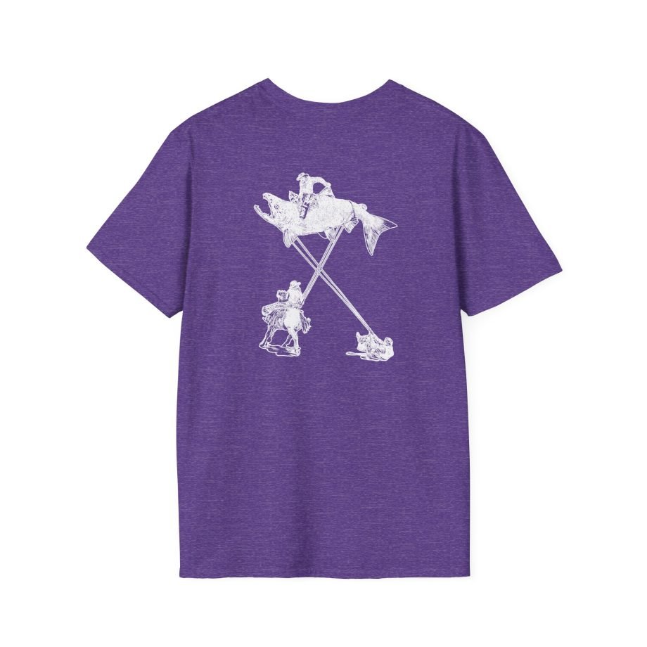 The Take Charcoal Salmon Rodeo Unisex Softstyle T-Shirt