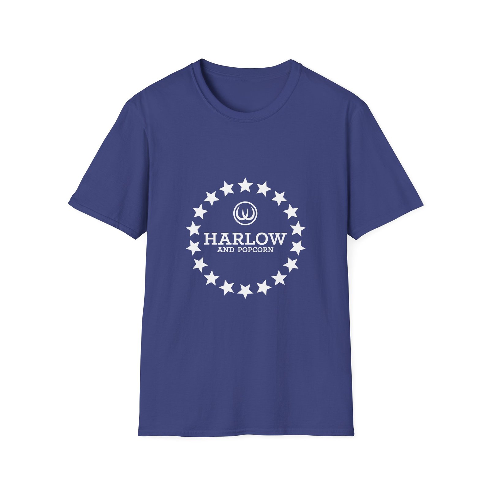 Harlow and Popcorn Unisex Softstyle T-Shirt