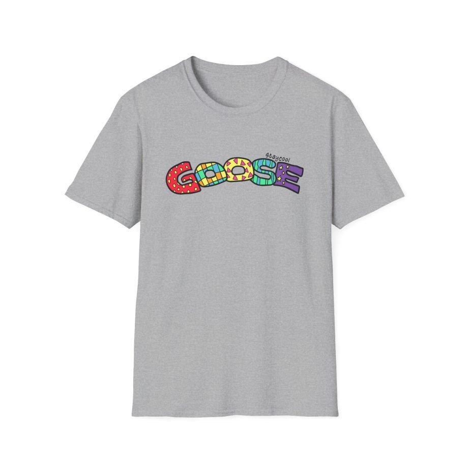 Goose x Staycool   Rainbow Unisex Softstyle T-Shirt