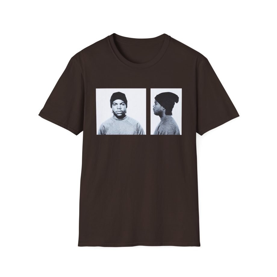 Ice Cube Mug Shot Unisex Softstyle T-Shirt