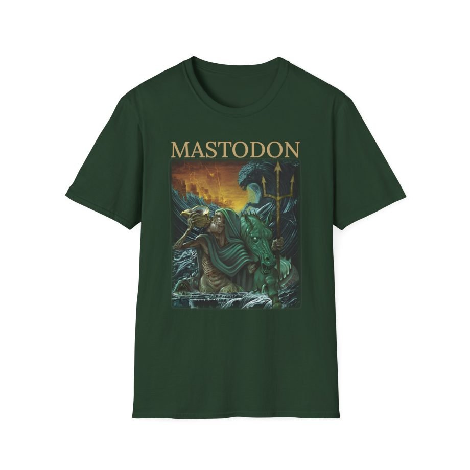 Mastodon Vignette Horse Remission Unisex Softstyle T-Shirt
