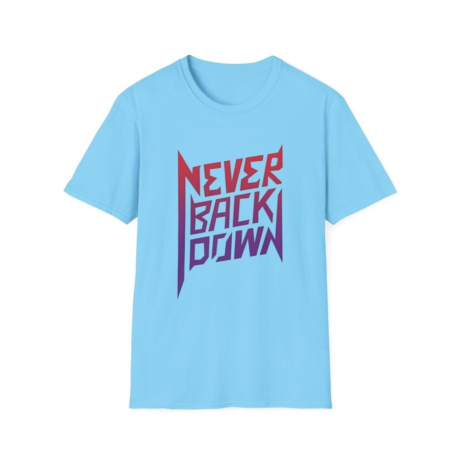 Nick Eh 30 Never Back Down Unisex Softstyle T-Shirt