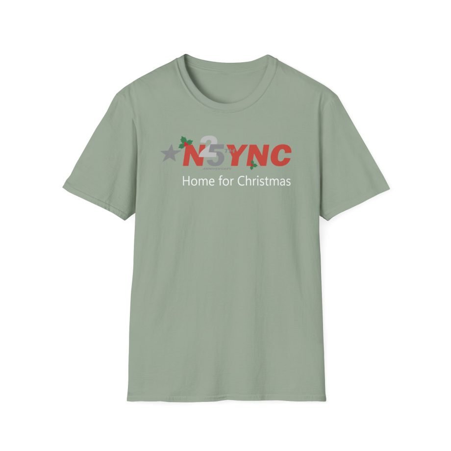 Nsync Home for Christmas 25th Anniversary Unisex Softstyle T-Shirt