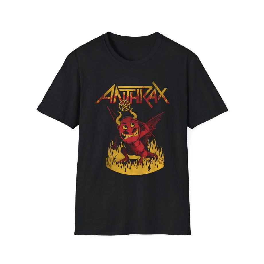 Anthrax Coal Demon Unisex Softstyle T-Shirt
