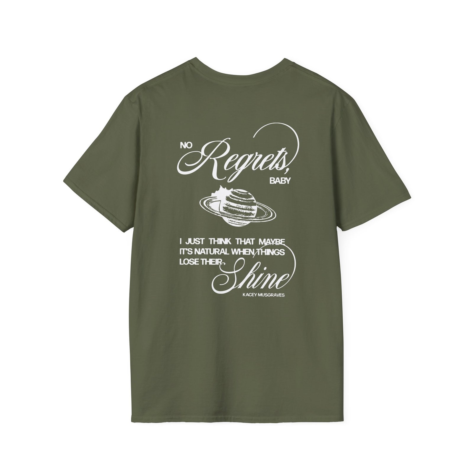 Kacey Musgraves No Regrets Unisex Softstyle T-Shirt