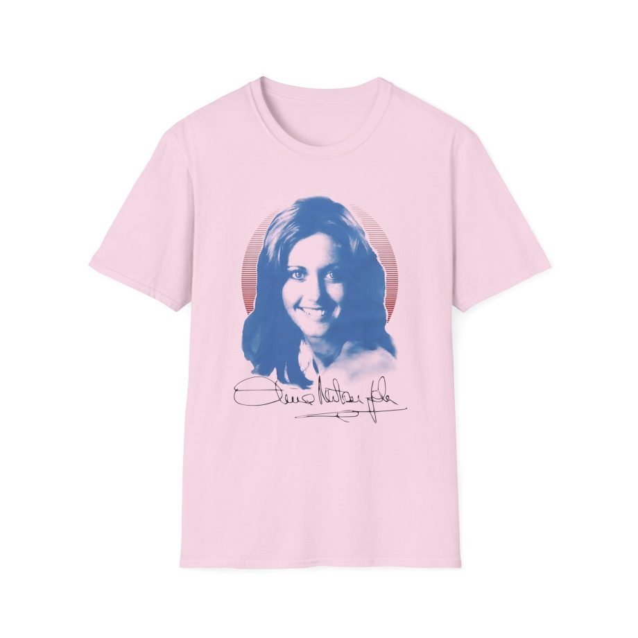 Olivia Newton John Smiles & Signs Unisex Softstyle T-Shirt