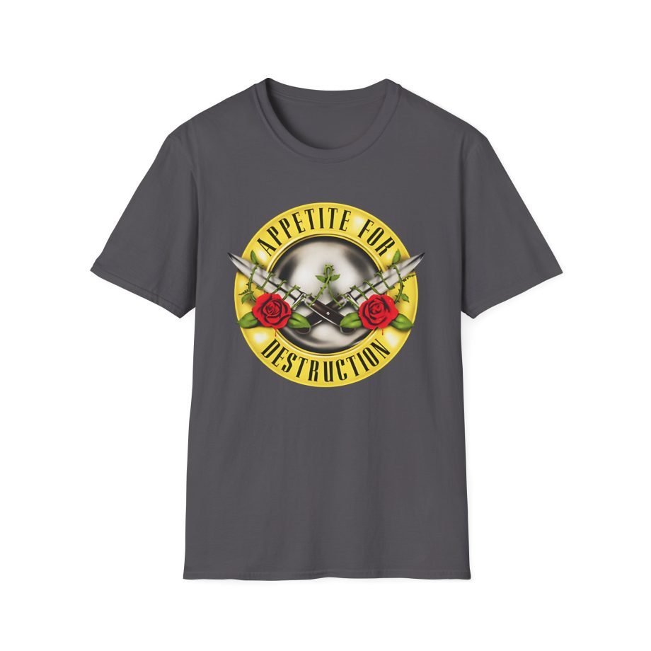 Guns N Roses Appetite for Destruction Knives Unisex Softstyle T-Shirt