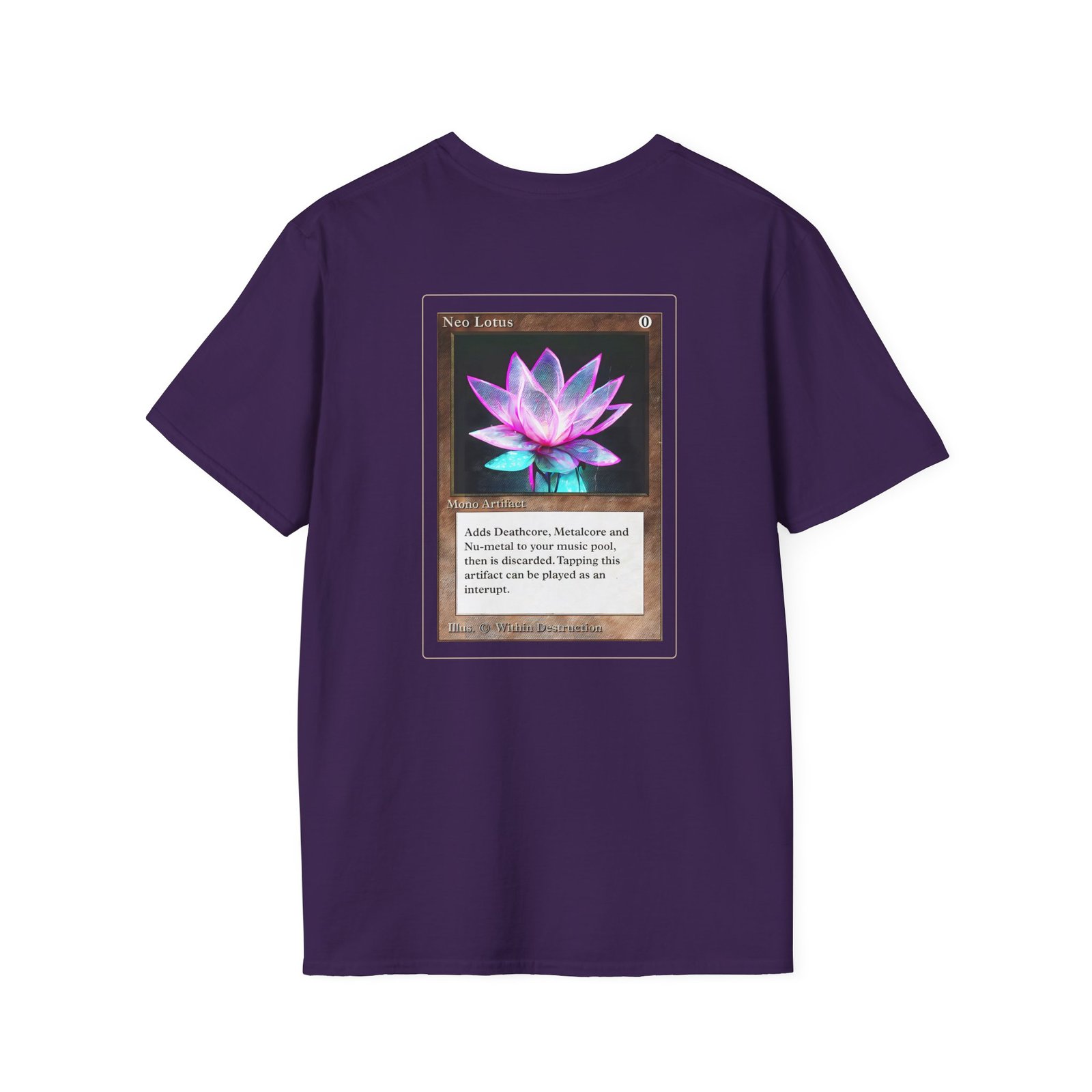 Within Destruction Neo Lotus x MTG unisex softstyle t-shirt