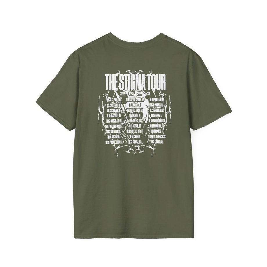 Wage War Tie Dye Stigma Tour Unisex Softstyle T-Shirt