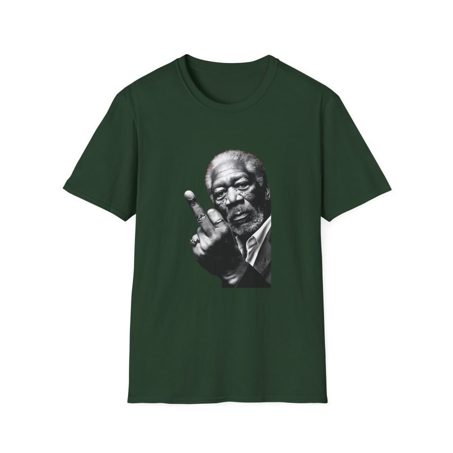 Morgan Freeman Middle Finger Unisex Softstyle T-Shirt
