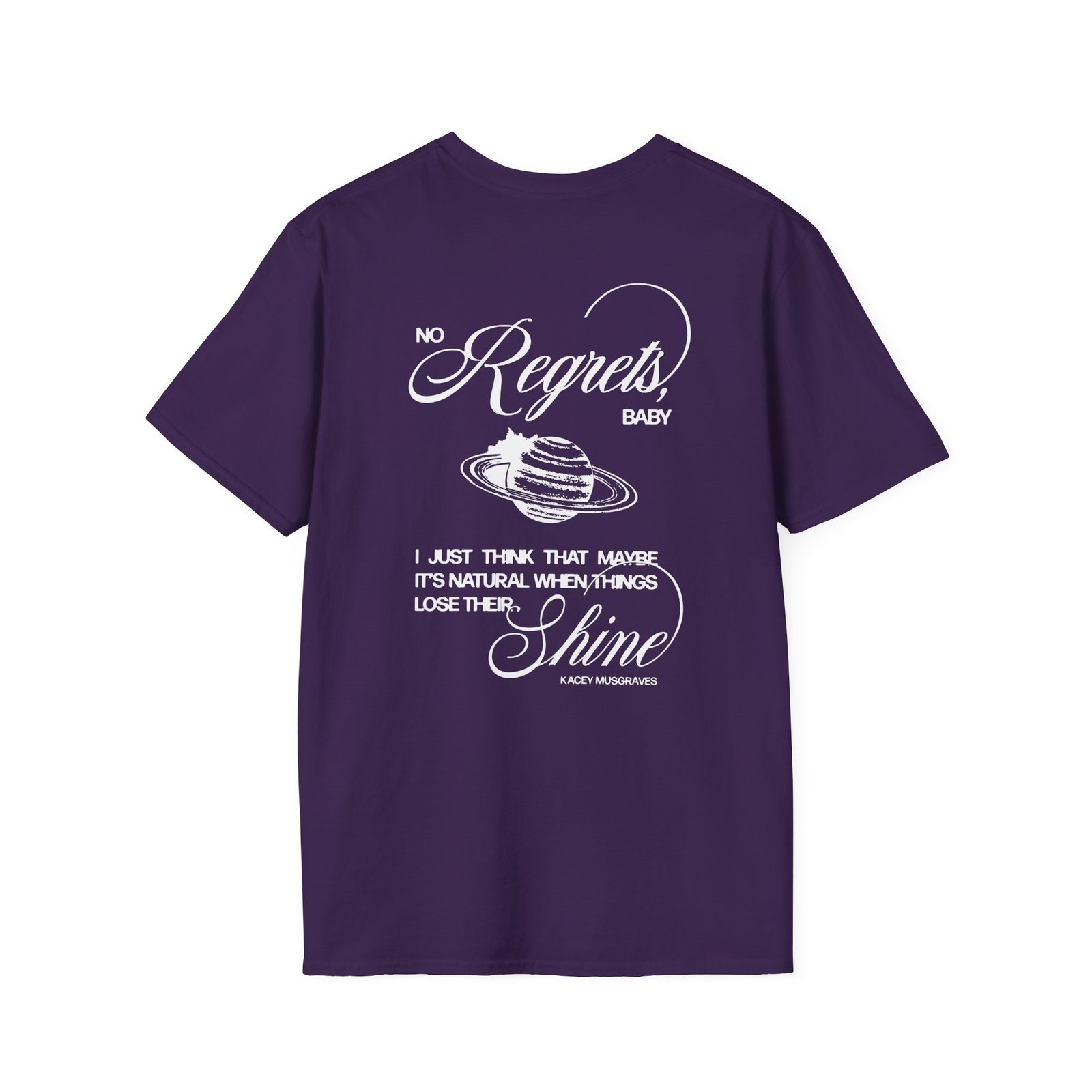 Kacey Musgraves No Regrets Unisex Softstyle T-Shirt