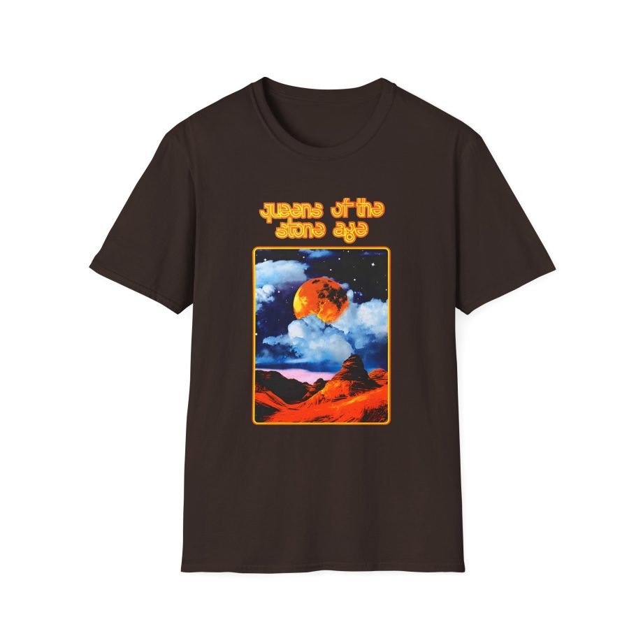 Queens of the Stone Age Moon Landscape Unisex Softstyle T-Shirt