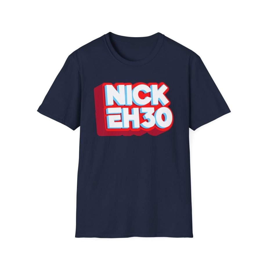 Nick Eh 30 Logo Unisex Softstyle T-Shirt