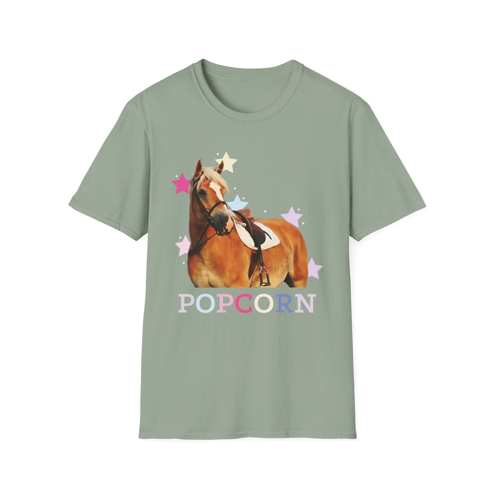 Harlow and Popcorn Stars Unisex Softstyle T-Shirt