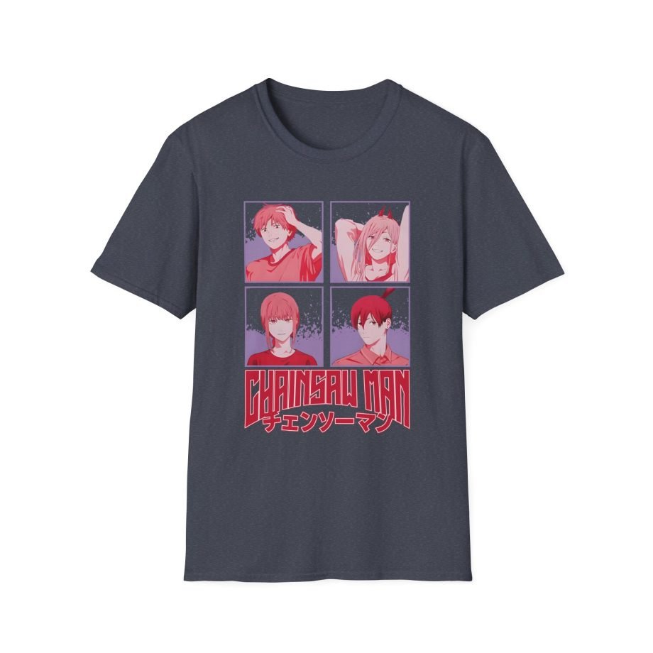 Chainsaw Man Tonal Group Unisex Softstyle T-Shirt
