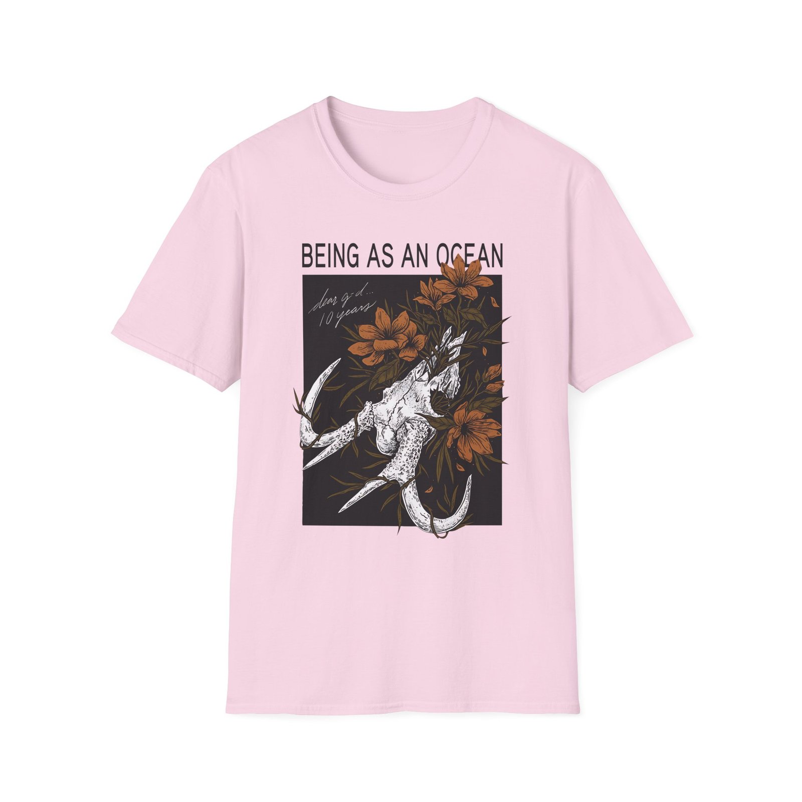 Being as an Ocean Deer Skull Unisex Softstyle T-Shirt