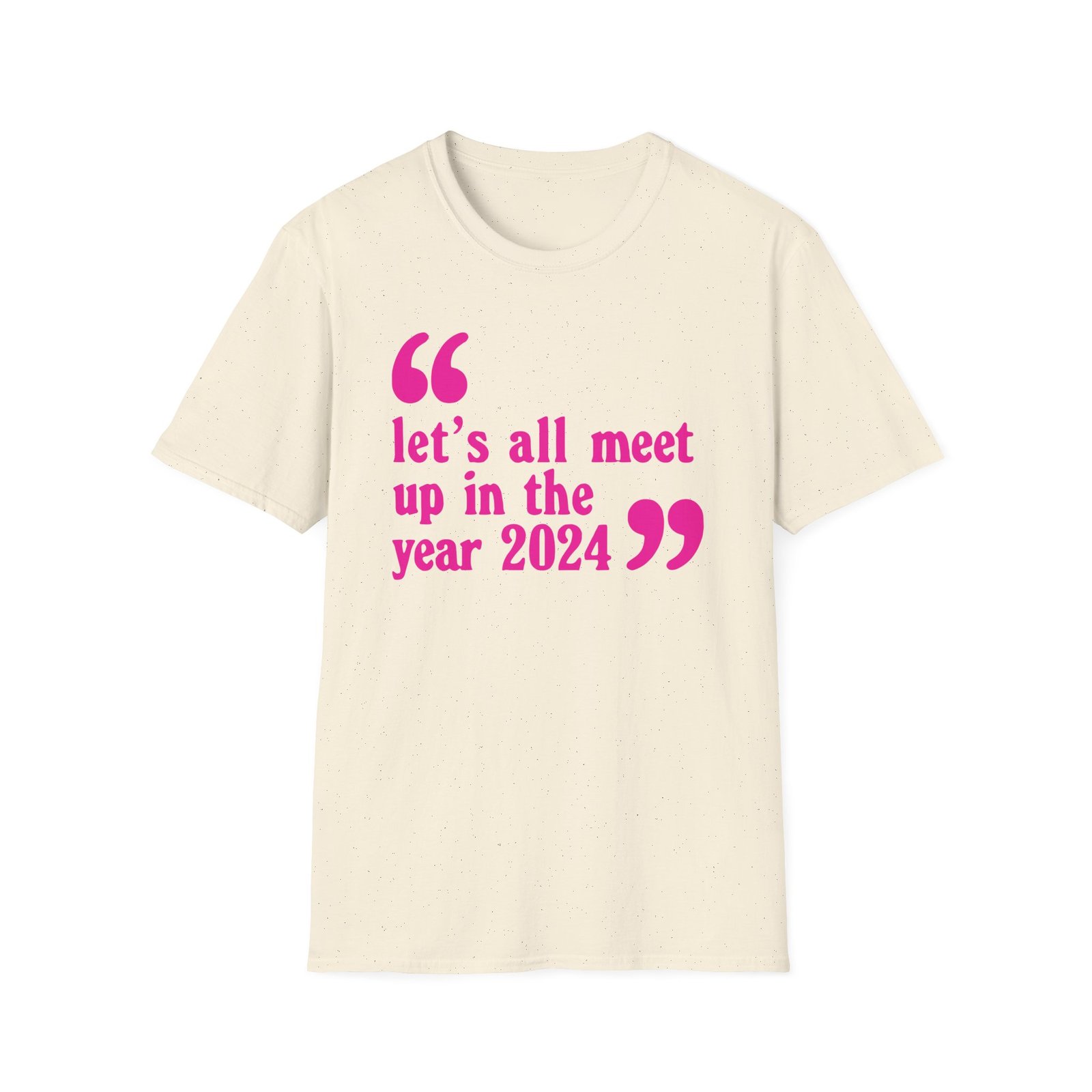 Pulp Let’s All Meet Up Ecru Unisex Softstyle T-Shirt