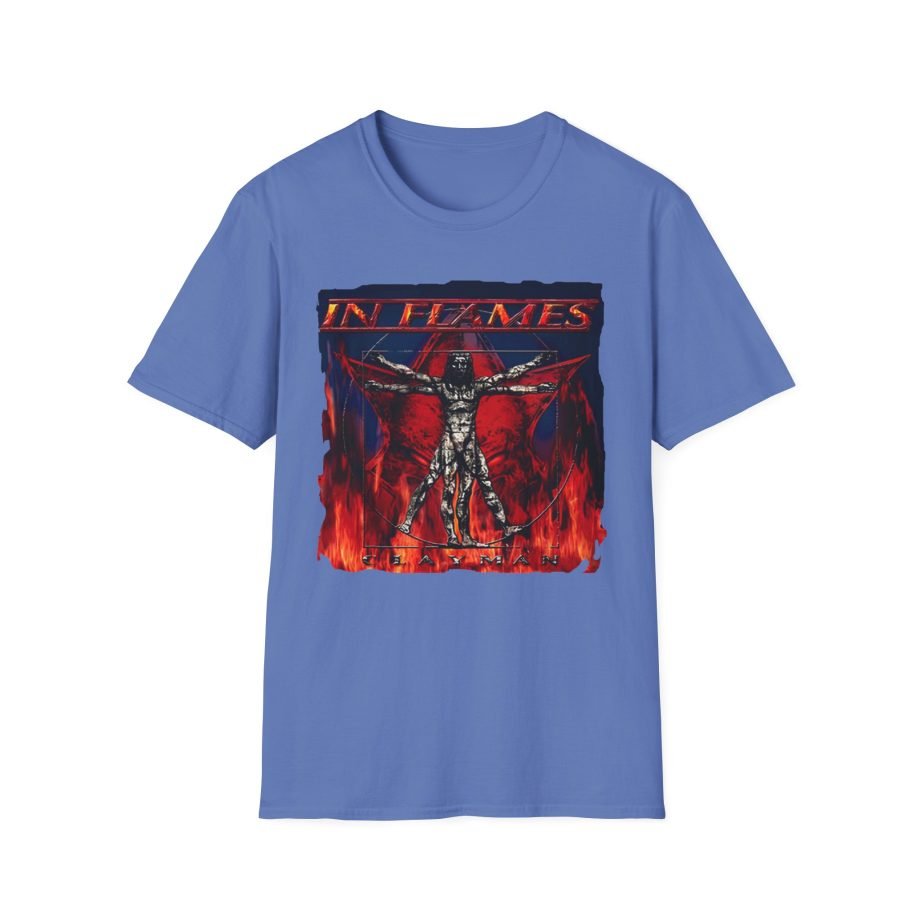 In Flames Clayman Album Art Unisex Softstyle T-Shirt
