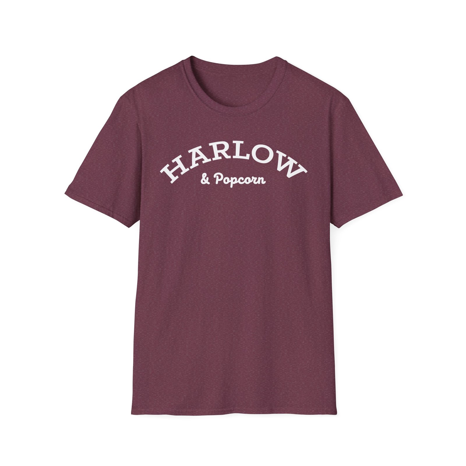 Harlow and Popcorn Unisex Softstyle T-Shirt