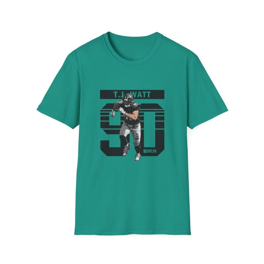 Tj Watt Grunge Unisex Softstyle T-Shirt