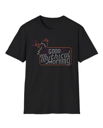 Good Mythical Morning Cockatrice Neon Sign unisex softstyle t-shirt