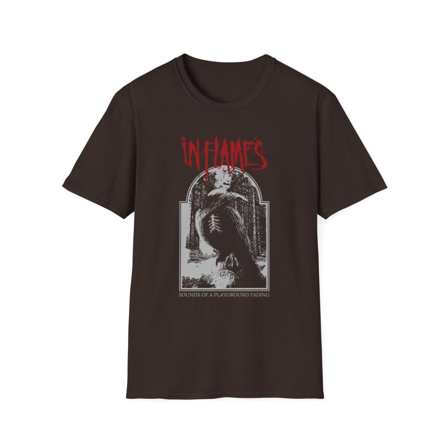 In Flames Sounds of a Playground Fading Reissue Unisex Softstyle T-Shirt