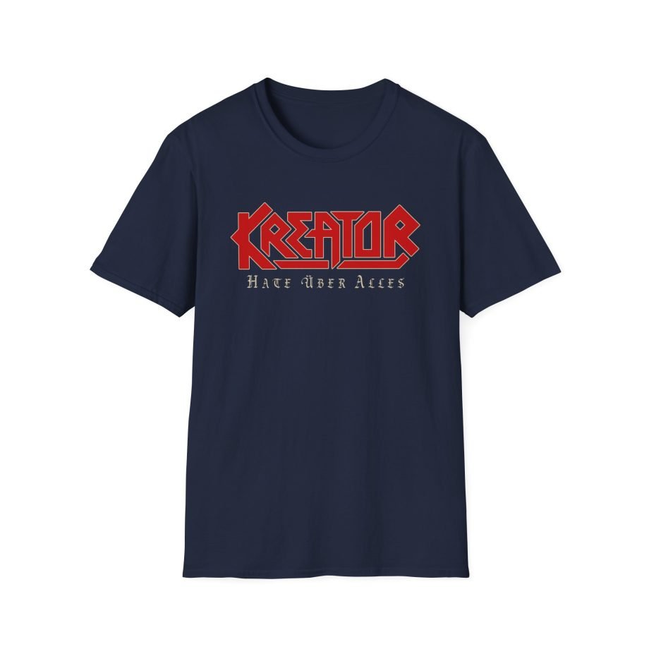Kreator Hate Über Alles Logo Unisex Softstyle T-Shirt