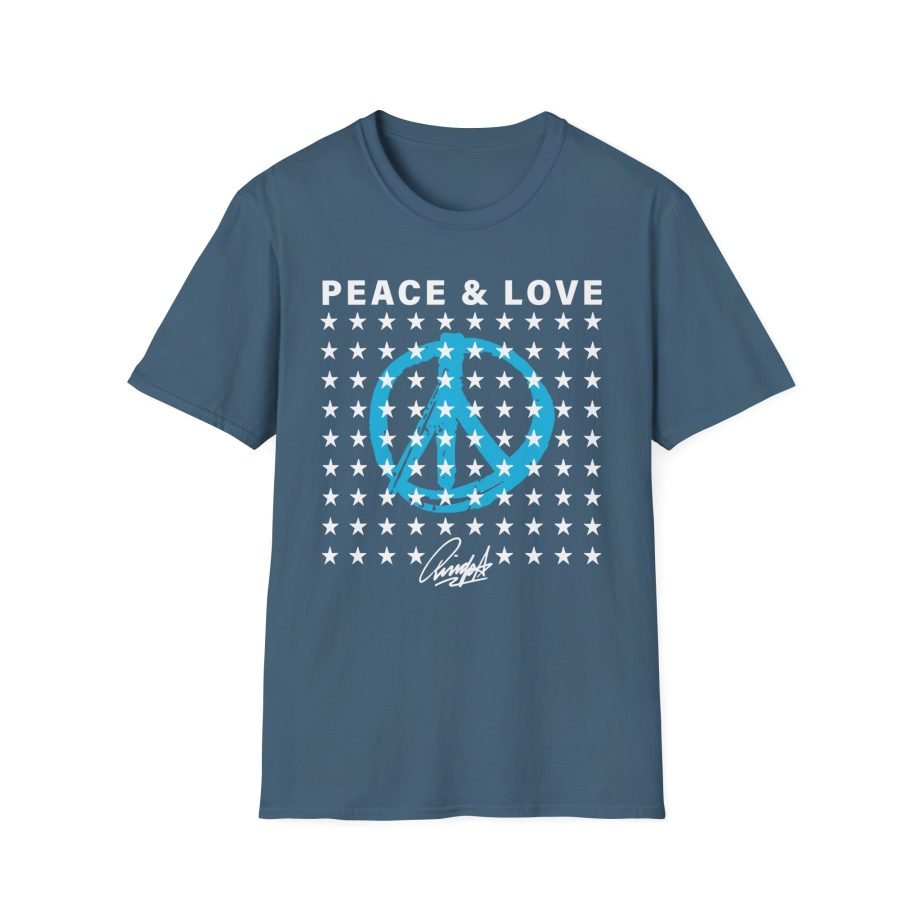 Ringo Starr Peace & Love Stars Unisex Softstyle T-Shirt