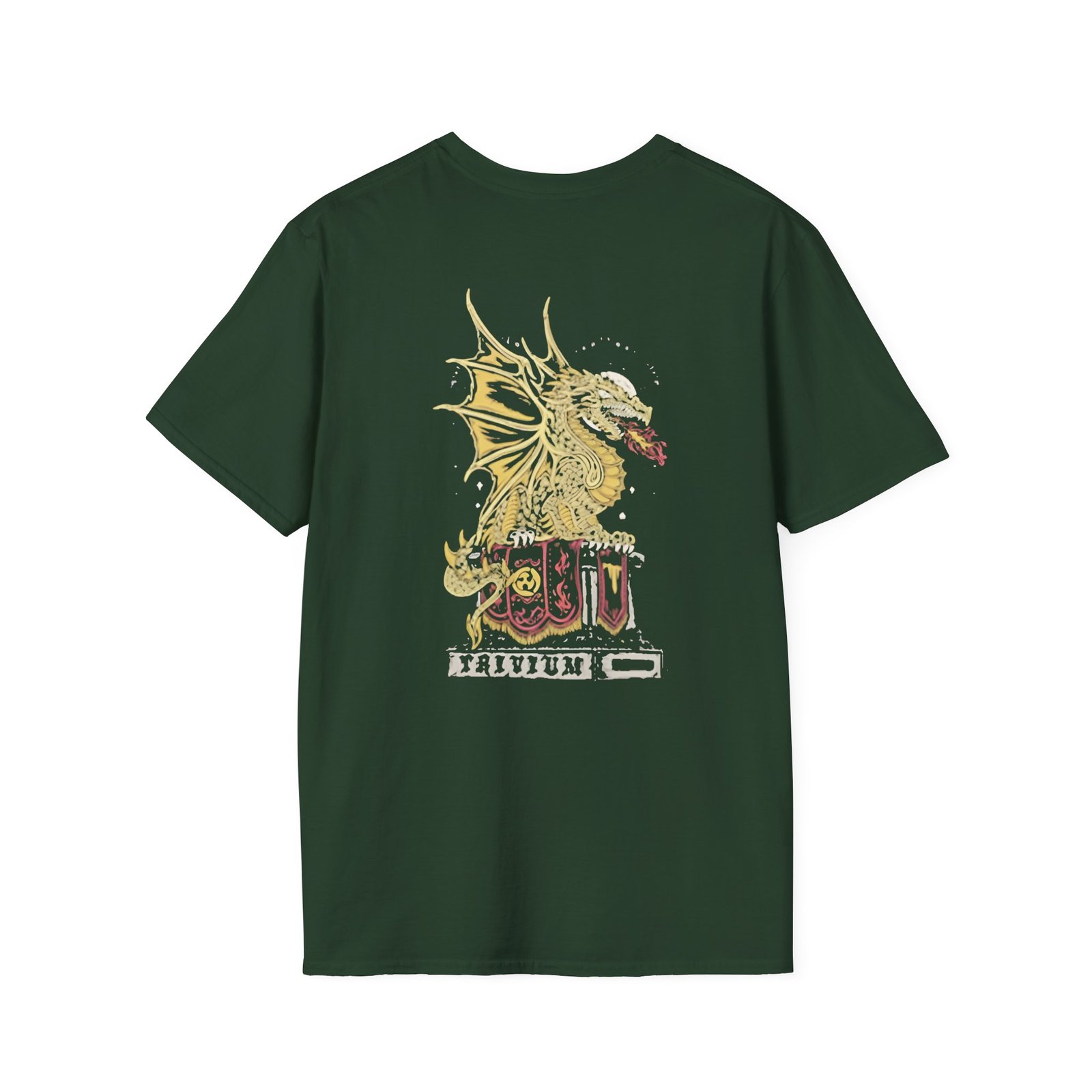 Trivium Big Dragon Unisex Softstyle T-Shirt