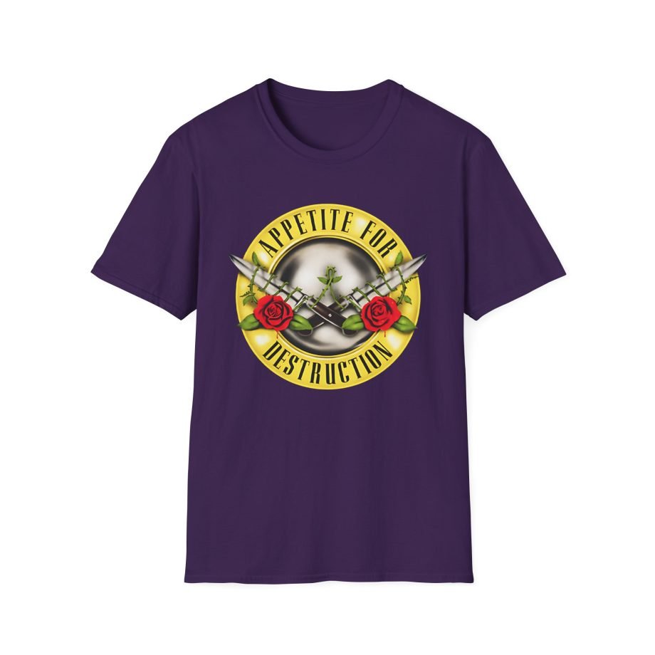 Guns N Roses Appetite for Destruction Knives Unisex Softstyle T-Shirt