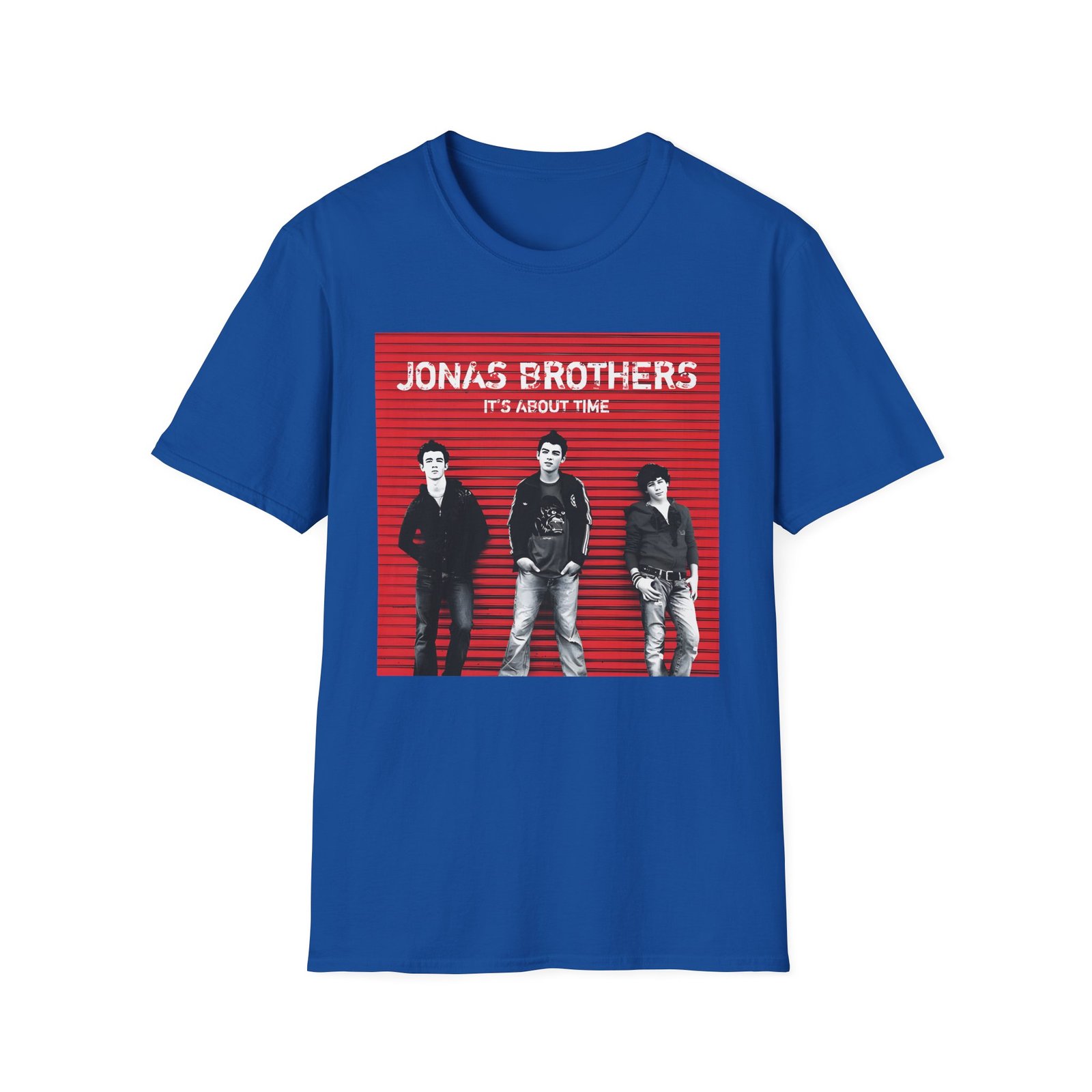 Jonas Brothers It's About Time Unisex Softstyle T-Shirt