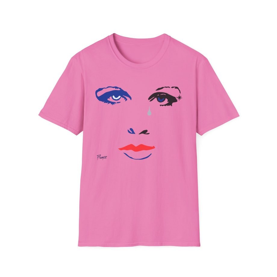 Prince Purple Rain Face Unisex Softstyle T-Shirt