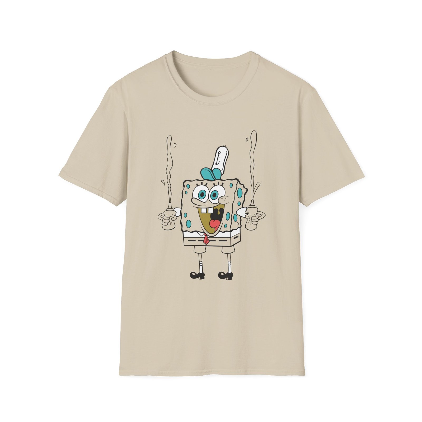 Spongebob Mustard Unisex Softstyle T-Shirt