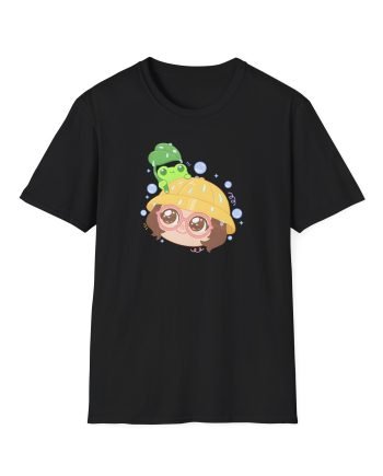 Froggy Crossing Rainy Unisex Softstyle T-Shirt