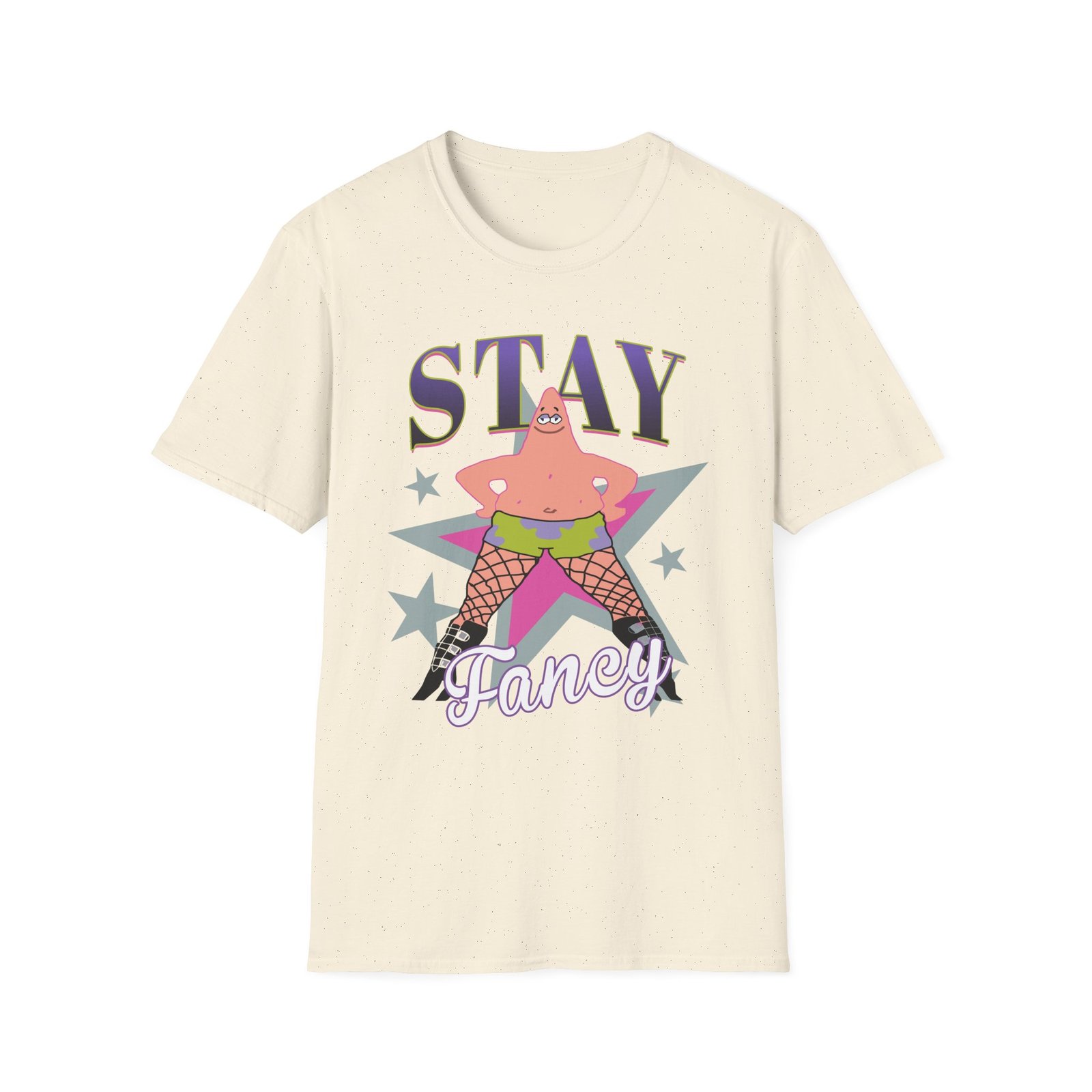 Spongebob Stay Fancy Unisex Softstyle T-Shirt