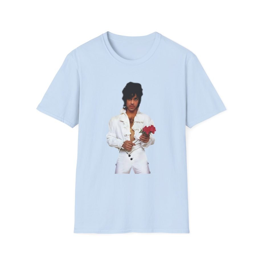 Prince Purple Rain Flower Unisex Softstyle T-Shirt